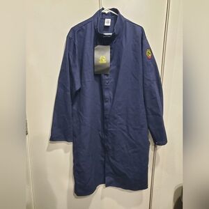 Black Stallion Men's Blue Work Coat Large NWT